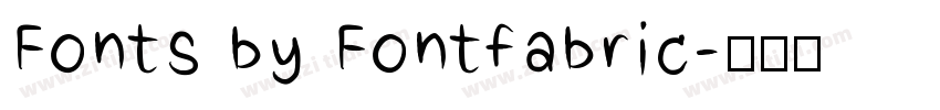 Fonts by Fontfabric字体转换